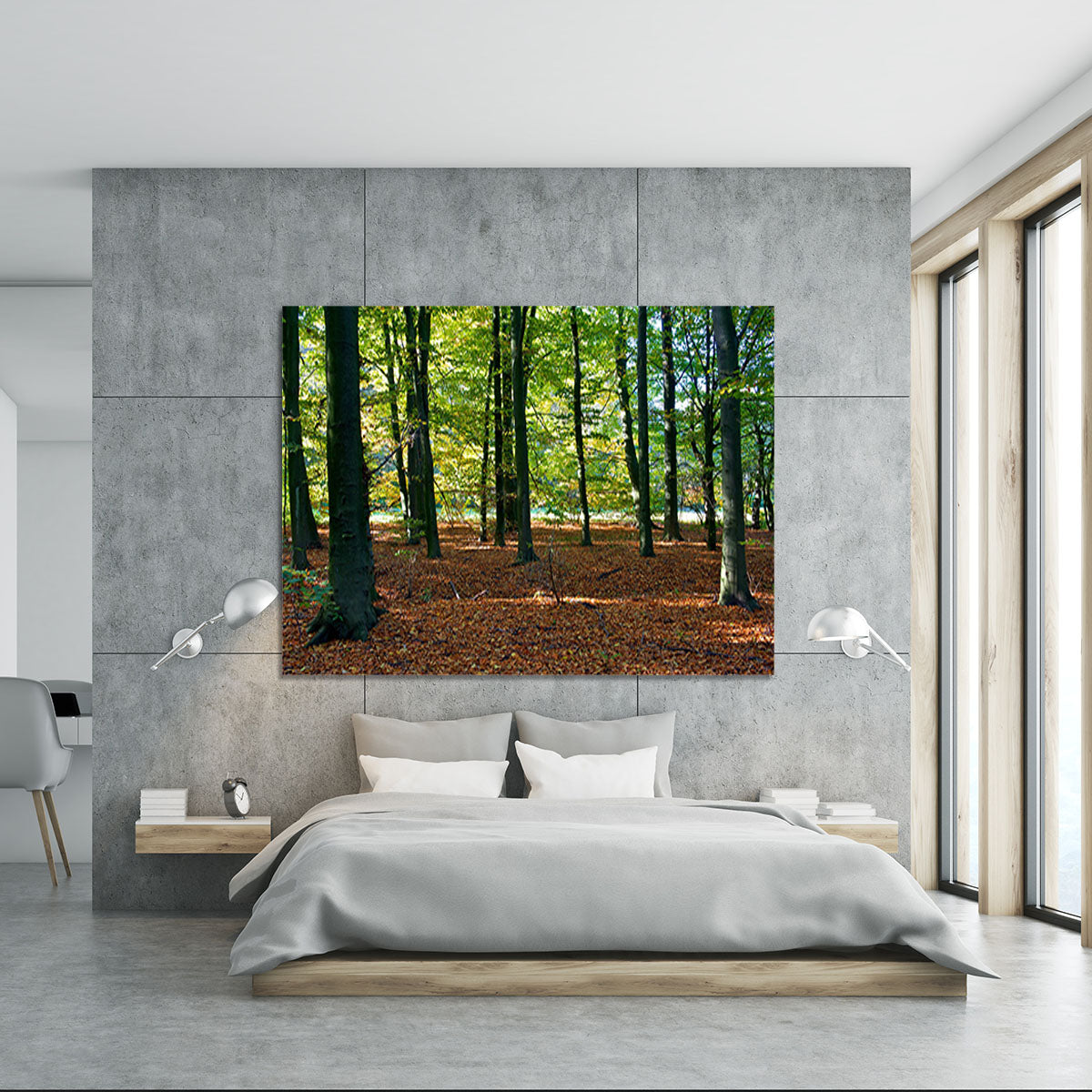 forrest edge in autumn Canvas Print or Poster - Canvas Art Rocks - 5