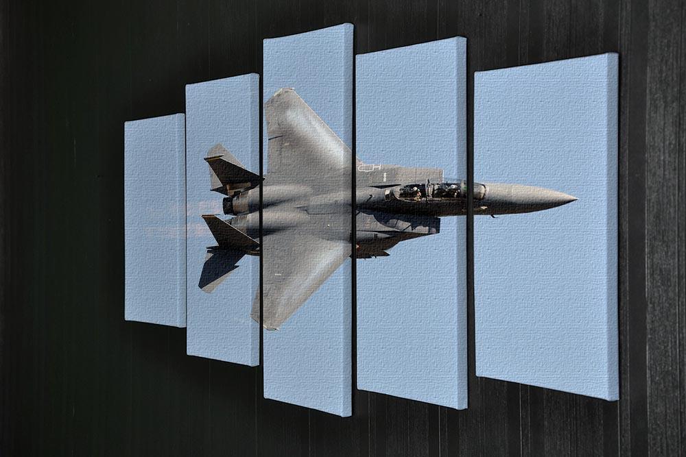 jet at high speed 5 Split Panel Canvas  - Canvas Art Rocks - 2