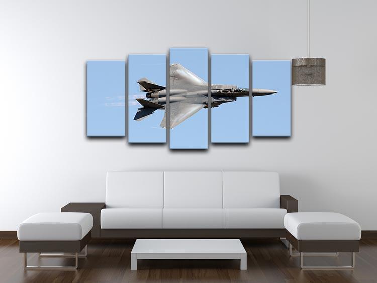 jet at high speed 5 Split Panel Canvas  - Canvas Art Rocks - 3