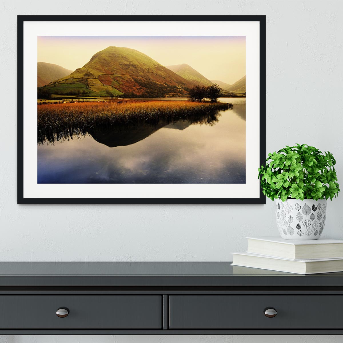 lake district Framed Print - Canvas Art Rocks - 1