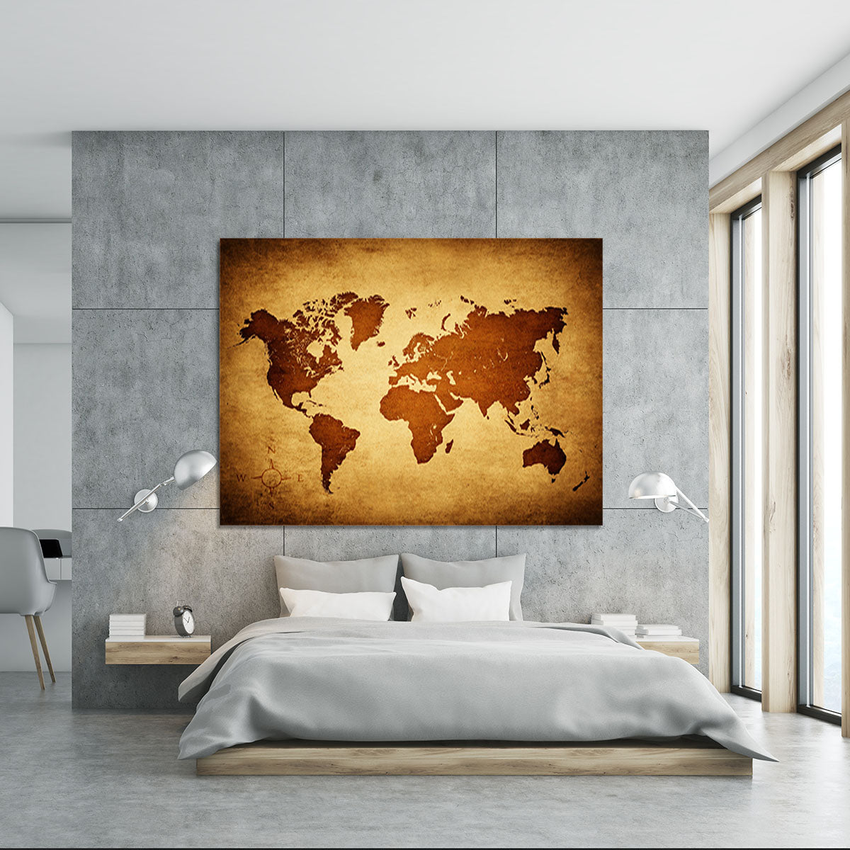 old map of the world Canvas Print or Poster - Canvas Art Rocks - 5
