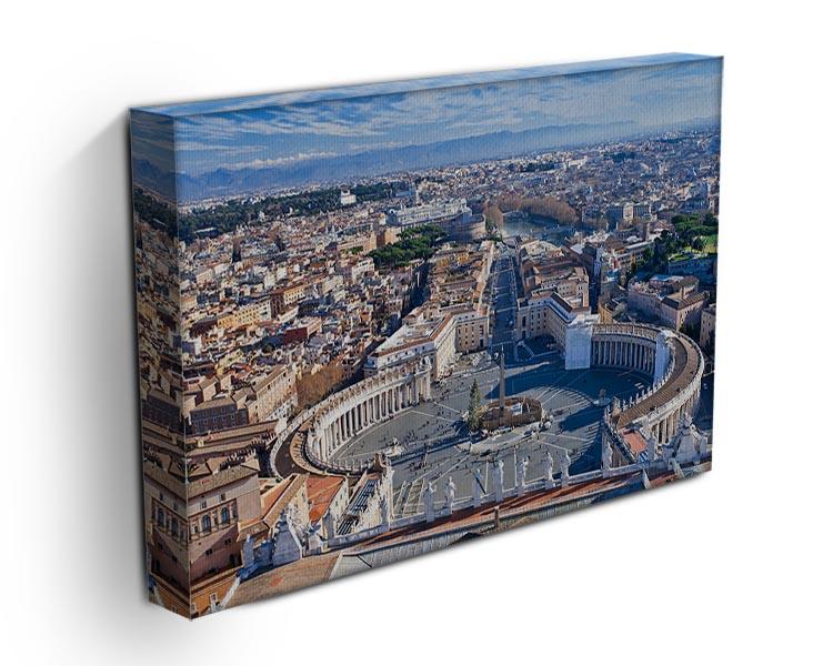 panorama of St.Peter Square Canvas Print or Poster - Canvas Art Rocks - 3