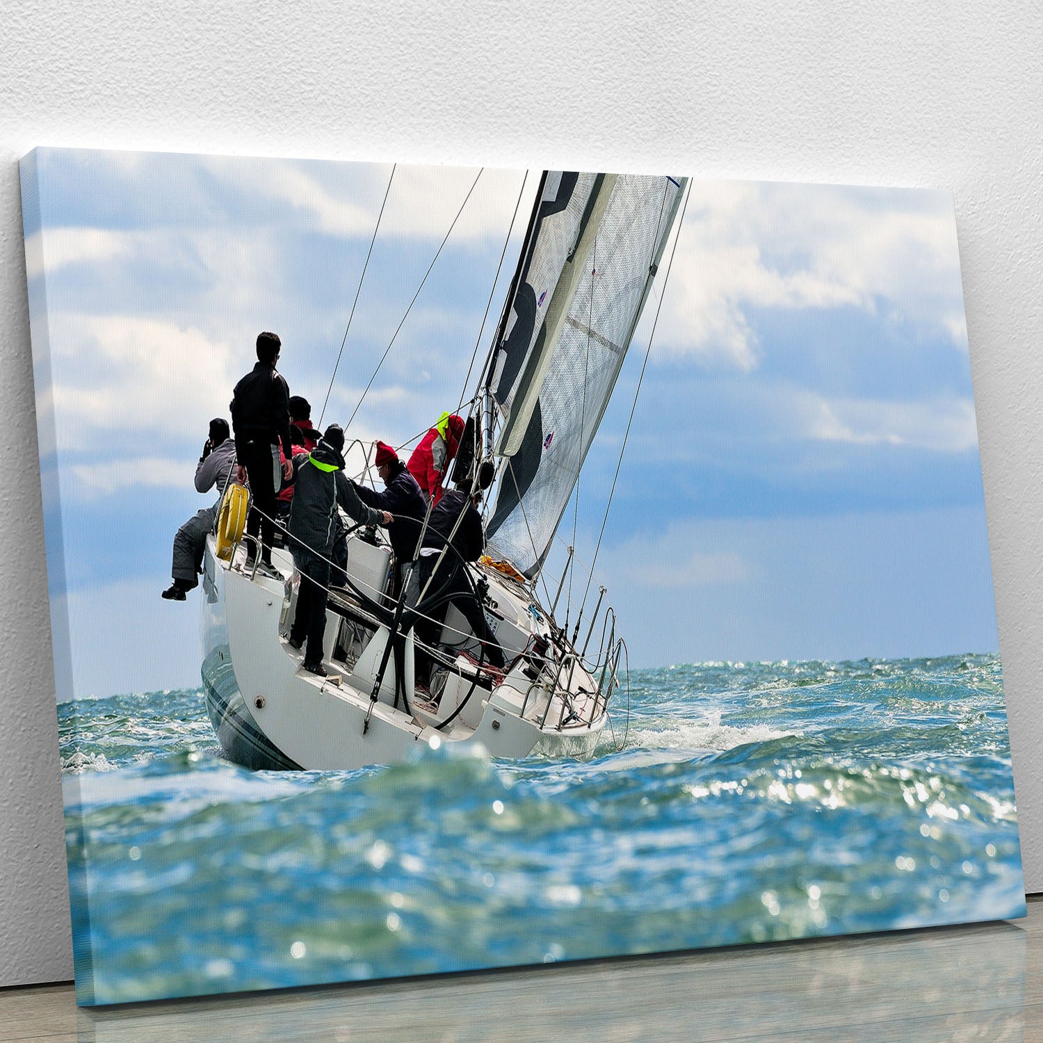 sailing crew Canvas Print or Poster - Canvas Art Rocks - 1