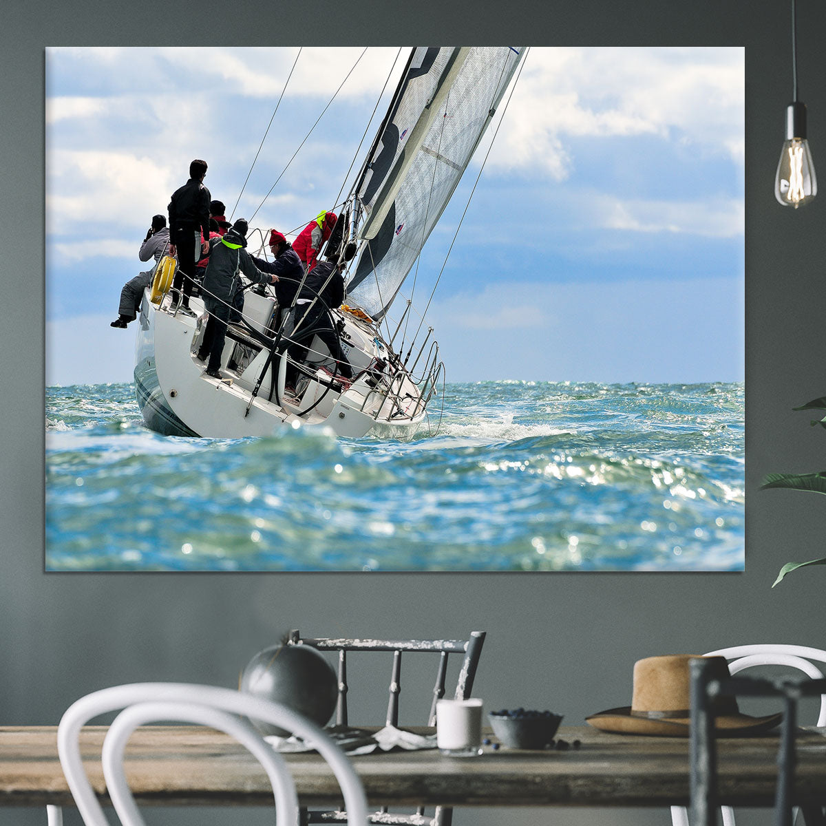 sailing crew Canvas Print or Poster - Canvas Art Rocks - 3