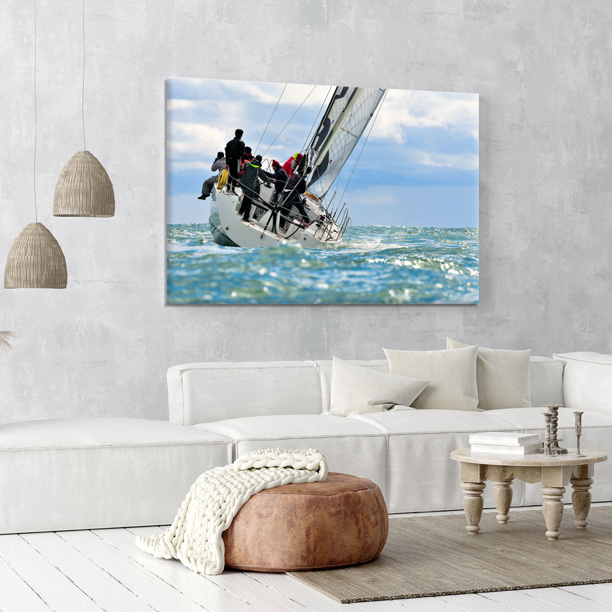 sailing crew Canvas Print or Poster - Canvas Art Rocks - 6