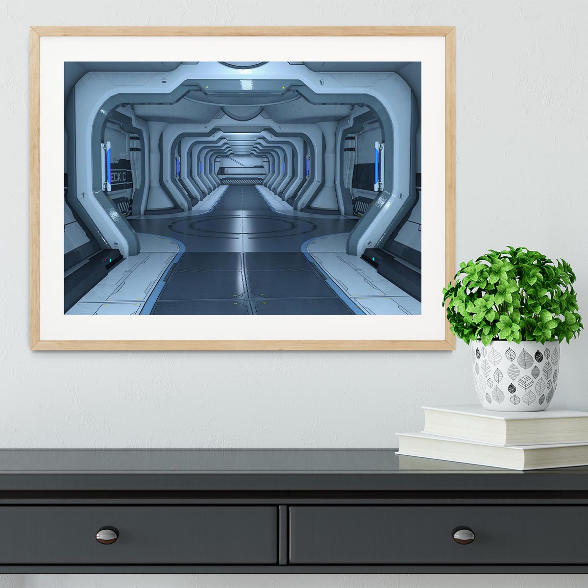 space station Framed Print - Canvas Art Rocks - 3