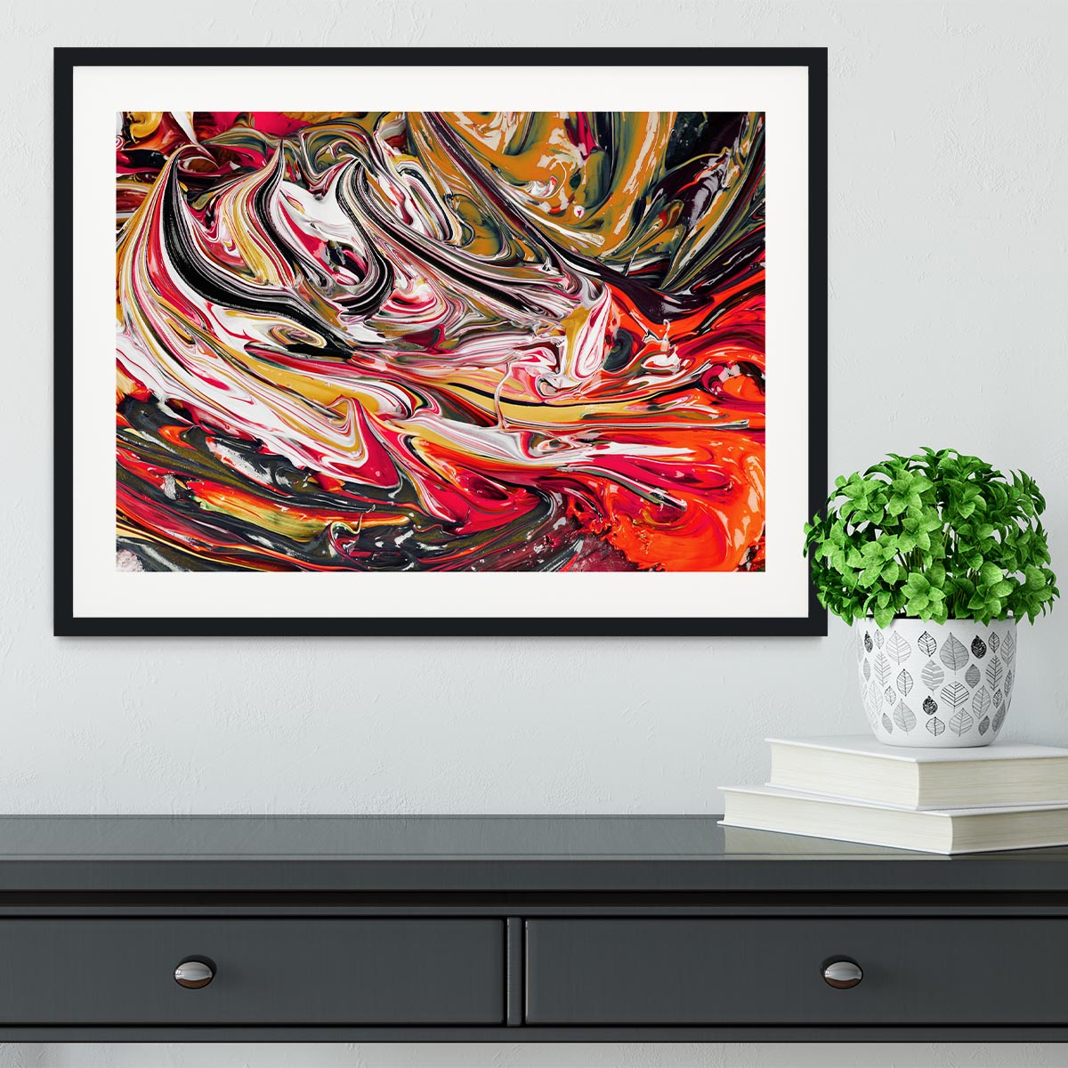 swirl - new Framed Print - Canvas Art Rocks - 1