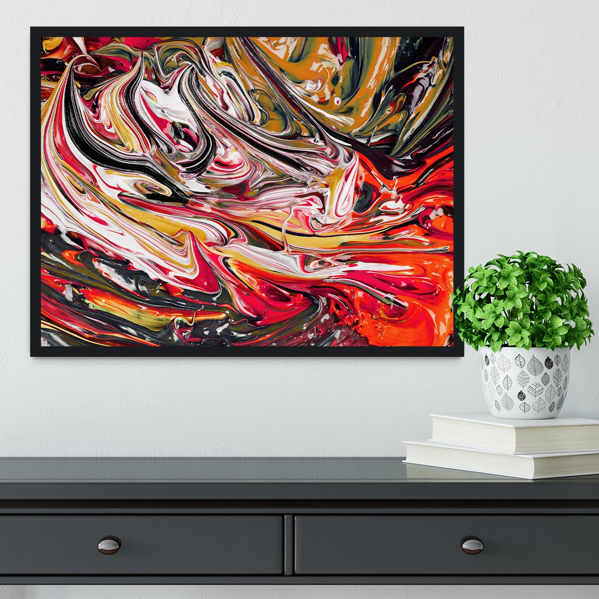 swirl - new Framed Print - Canvas Art Rocks - 2