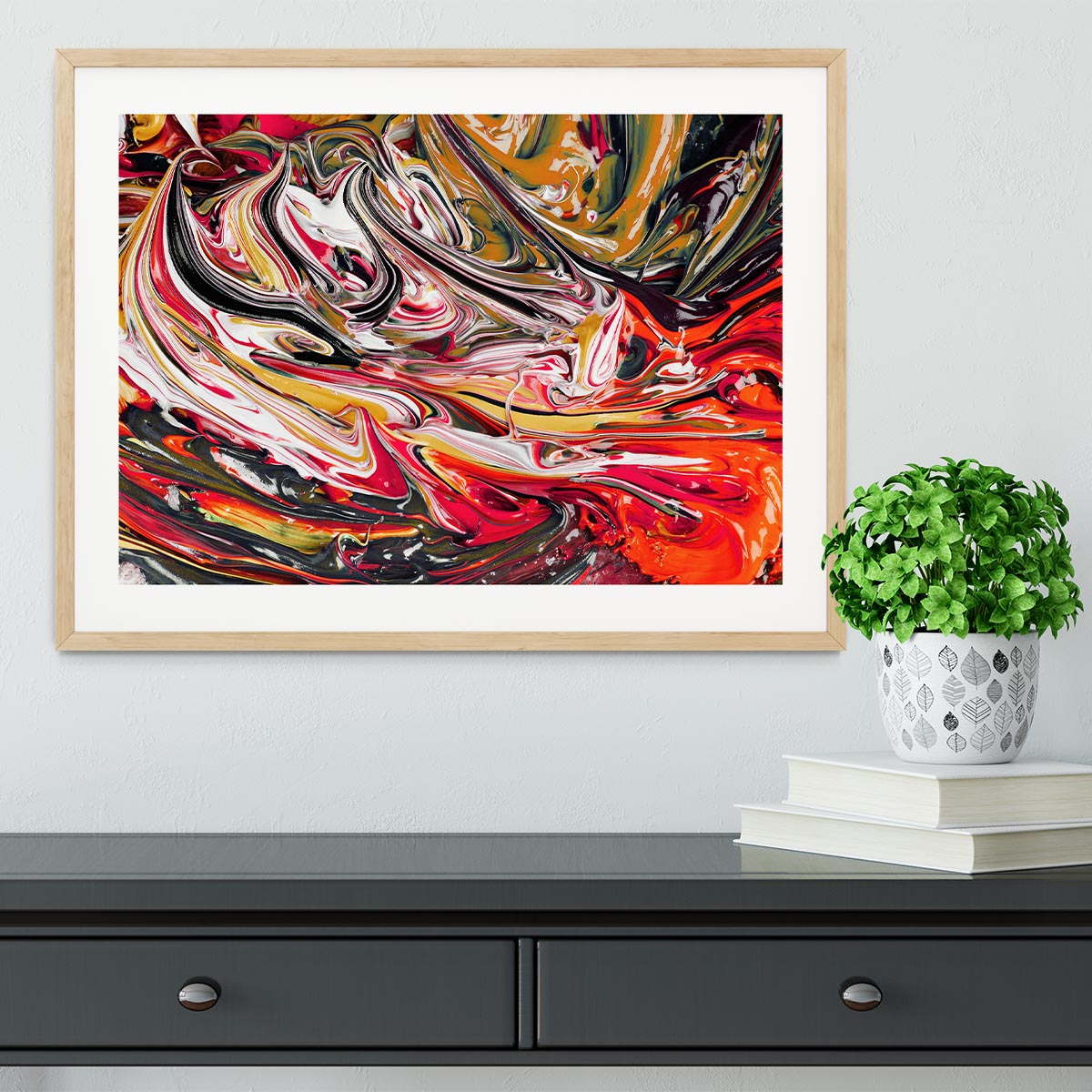 swirl - new Framed Print - Canvas Art Rocks - 3