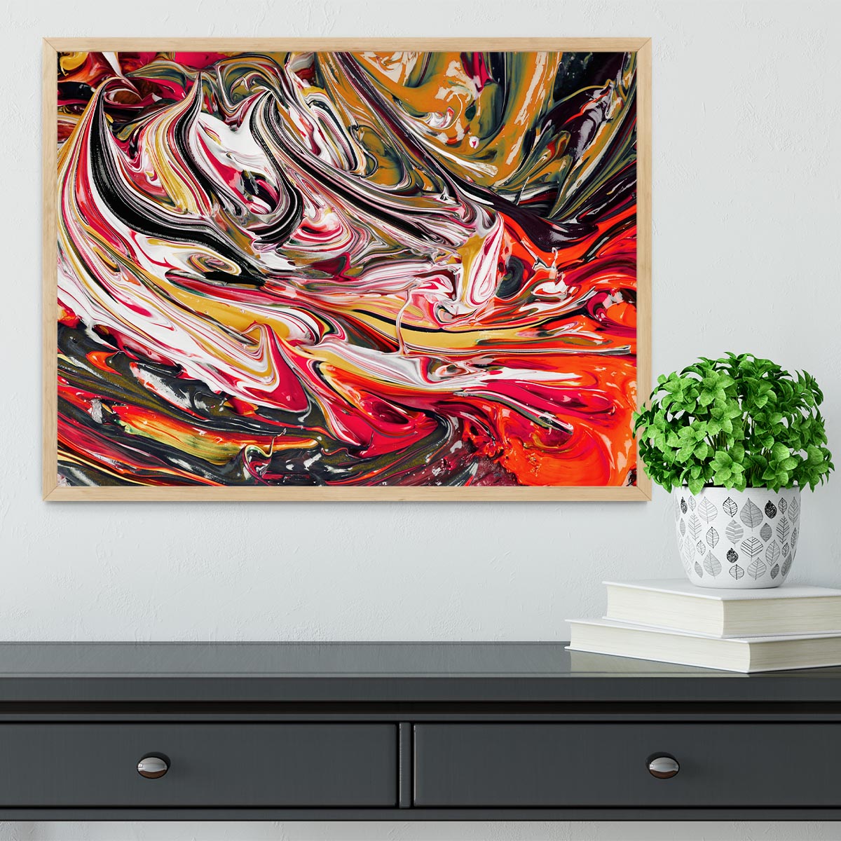 swirl - new Framed Print - Canvas Art Rocks - 4