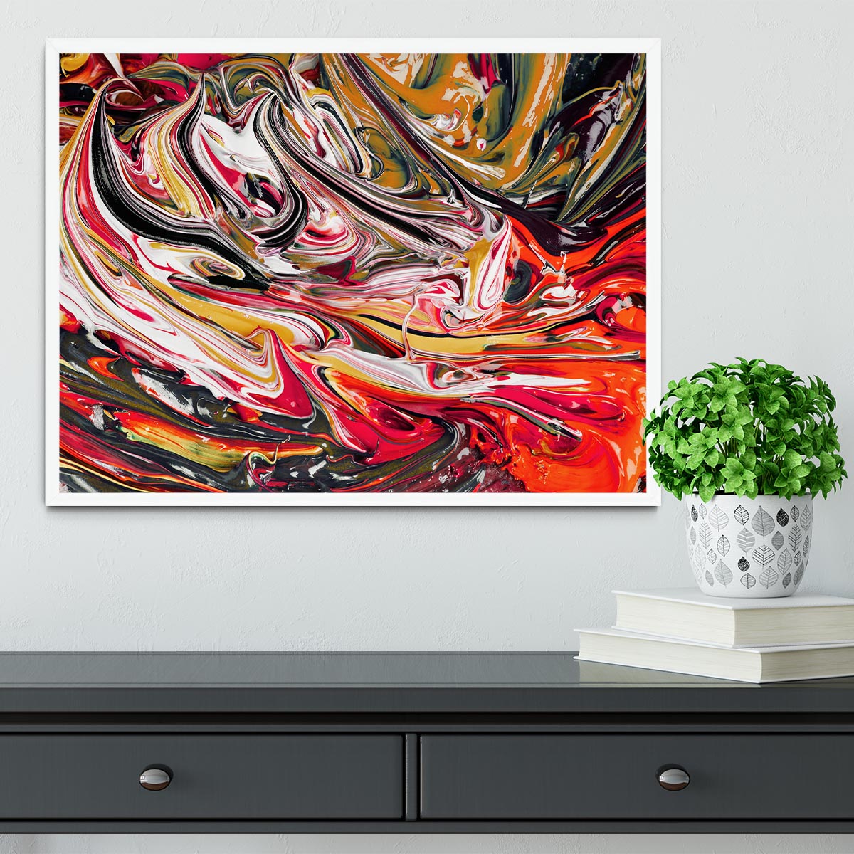 swirl - new Framed Print - Canvas Art Rocks -6